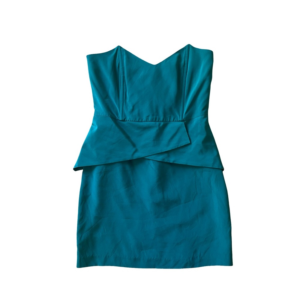 Mason Michelle Mason Strapless Corset Cocktail Dress